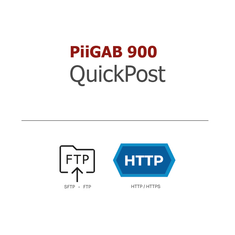 Licencia PiiGAB QuickPost (Ftp, Sftp, Http, Https) - Activación