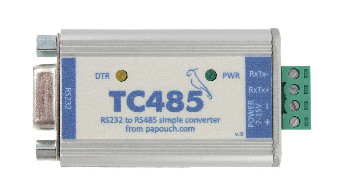 Kit convertidor de RS232 a RS485 con montaje en carril DIN