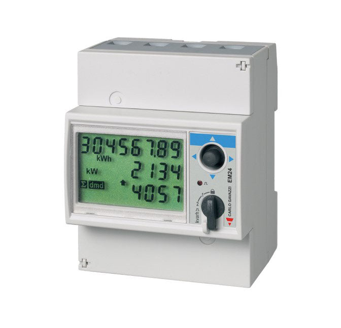 Electricity meter MID 3-phase 65A 400V wM-Bus ext. antenna